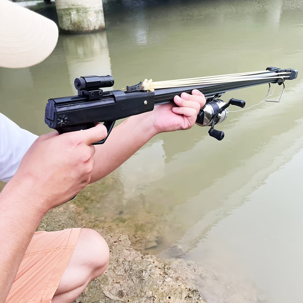 Automatic Fish Shooting Slingshot - Heavy Duty Fish Arrow Catapult - Outdoor Fishing Accessories - Powerful And Accurate Hunting Gear - For Fishing Enthusiasts - Perfect Gift for Outdoor Adventurers