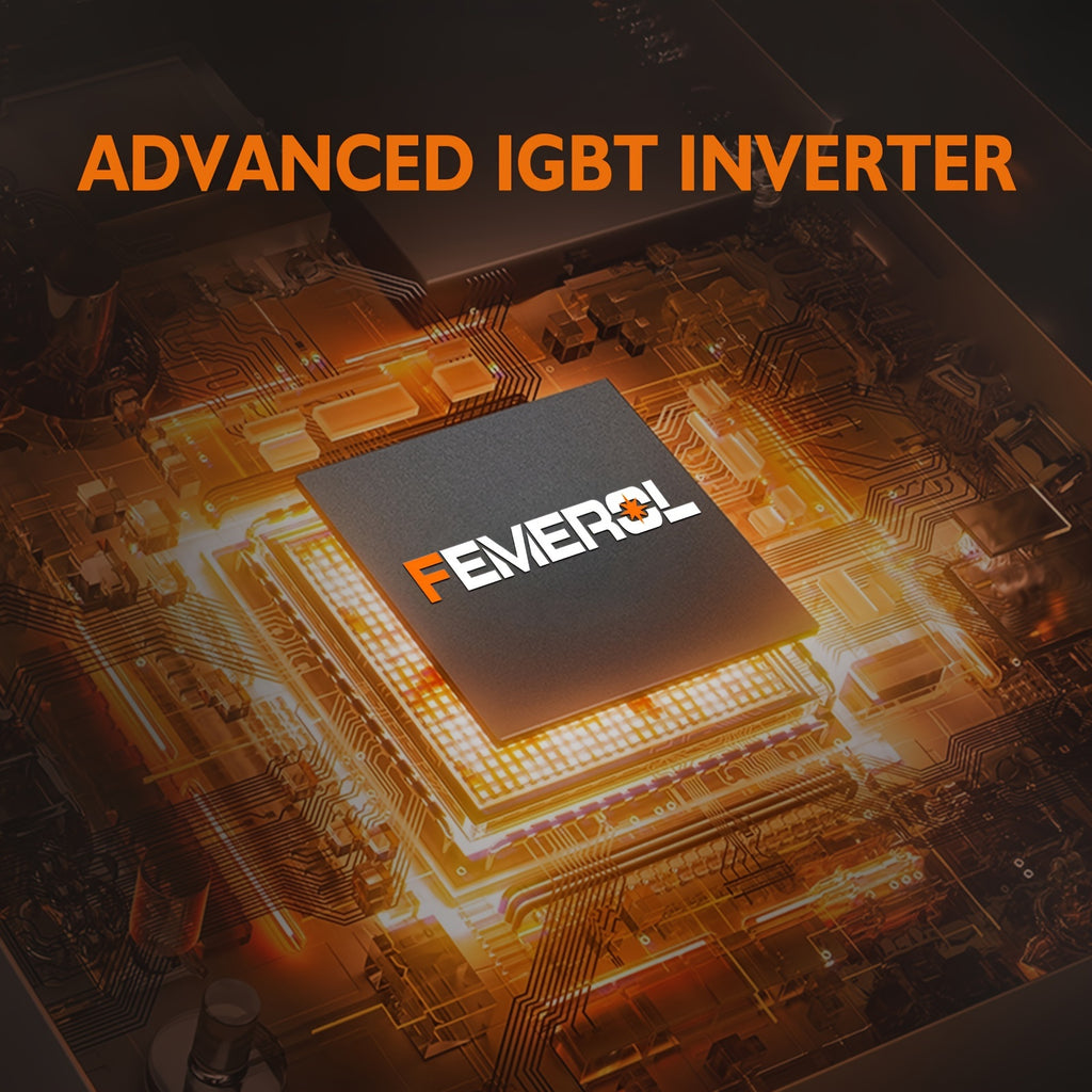 FEMEROL 130A Stick Welder, Mini And Portable MMA Welder Hot Start 110V ARC Welding Machine Digital Display IGBT Inverter Welder