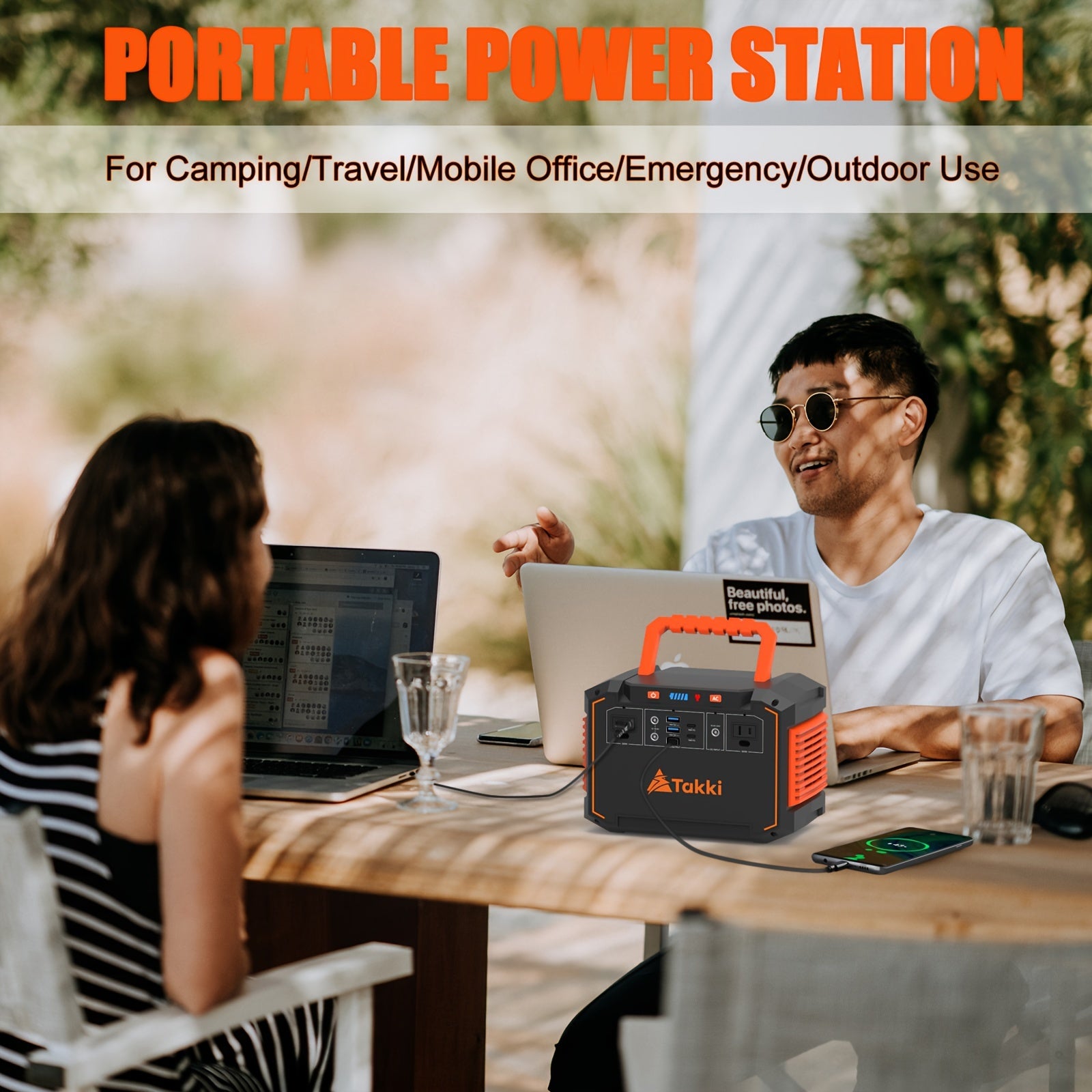 350W/150W Peak Solar Generator Portable Power Station with 40W/30W/21W Solar Panels Included, 240Wh/111Wh/88.8Wh Solar Power Bank AC DC USB Ports for Camping Tents, Emergency Outdoor Home Use, CPAP, Fans, Laptops, Emergency,