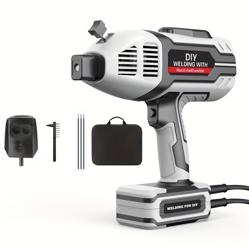 [Portable ARC Welder Gun] 110V Portable ARC Welder Gun - Handheld Welding Machine, IGBT Inverter for 3/32"-1/8" Wire Rod - Electric Welder Machine Kit