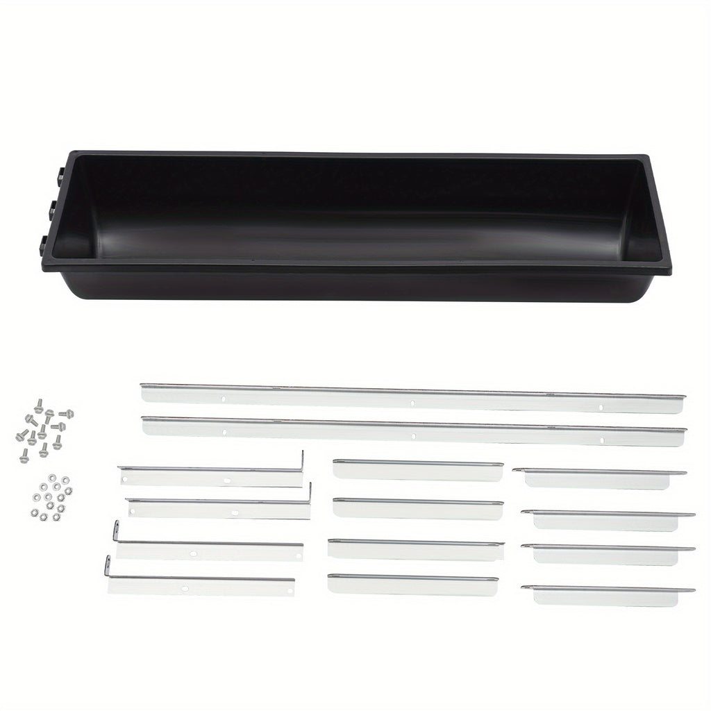 OUKANING 35L/9.25Gal Large Capacity Horse Feeder Water Trough with Stand - Durable Metal Frame, Easy-Clean Design for Calfes, Sheep, Horses, Alpacas & Goats - Farm Livestock Feeding & Hydration, Horse Feeder, Sturdy Construct