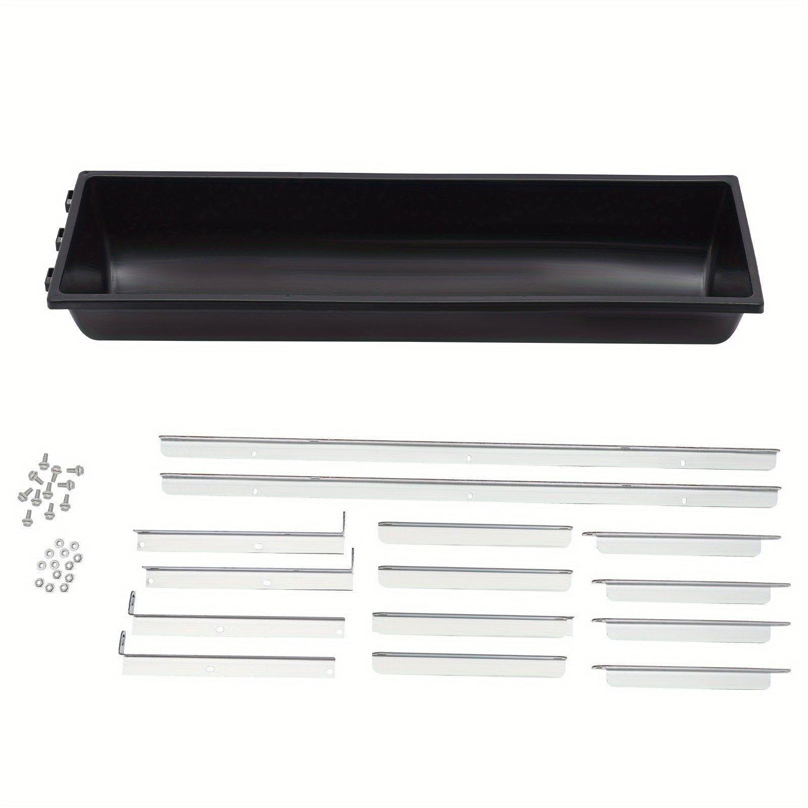 OUKANING 35L/9.25Gal Large Capacity Horse Feeder Water Trough with Stand - Durable Metal Frame, Easy-Clean Design for Calfes, Sheep, Horses, Alpacas & Goats - Farm Livestock Feeding & Hydration, Horse Feeder, Sturdy Construct