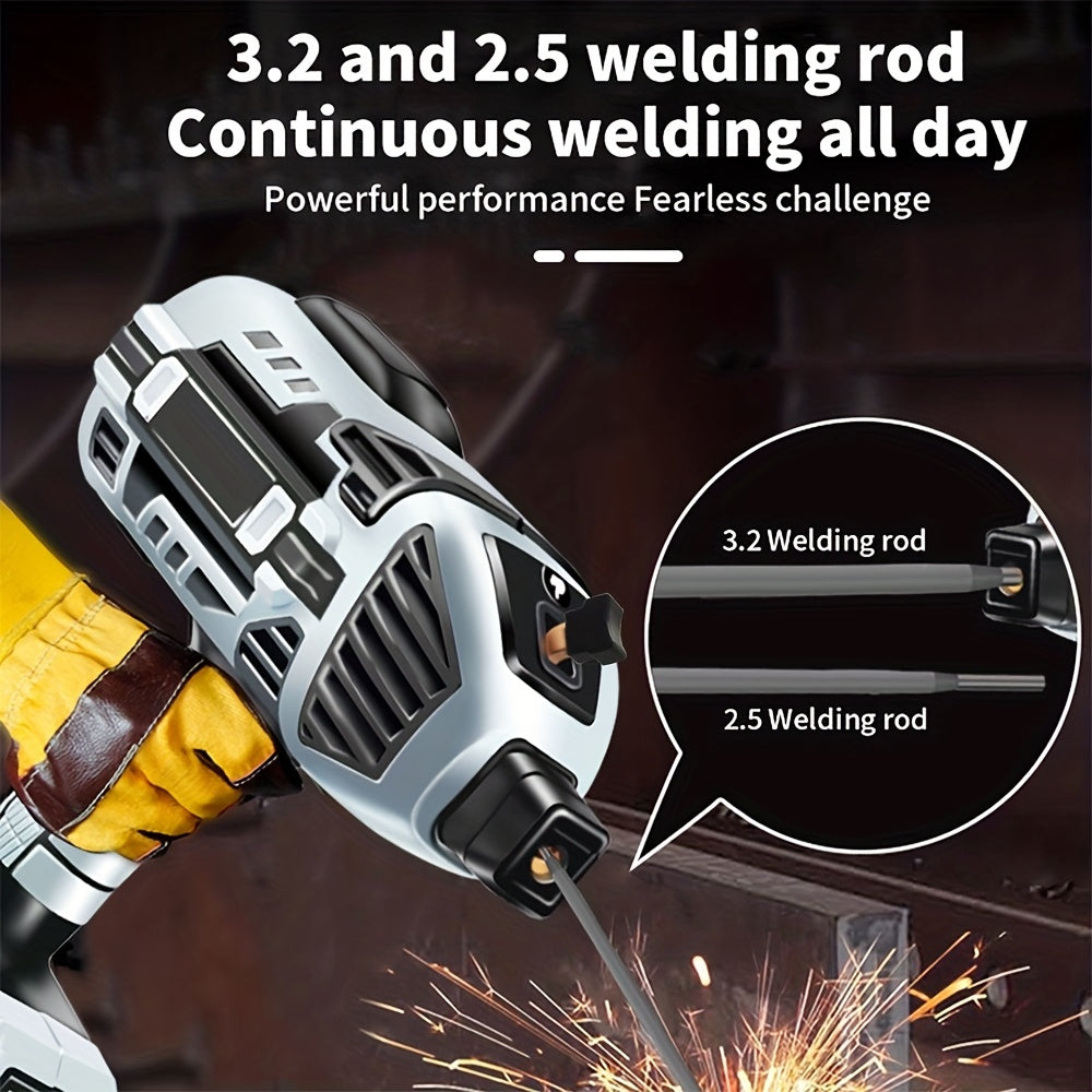 4600W High-Efficiency Semi-Automatic Welding Machine - 110V Handheld Arc Welder, with Digital Intelligent Current Thrust, Fits 2.5mm Electrodes, Portable Welder for Professional Use