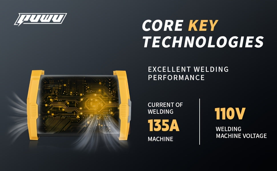 135A 110V Stick/Lift TIG 2-in-1 Welder Dc Inverter Welder With LCD Digital, Thermal Protection, Electrodes, Hot Start Portable MMA Arc/Lift TIG Welder