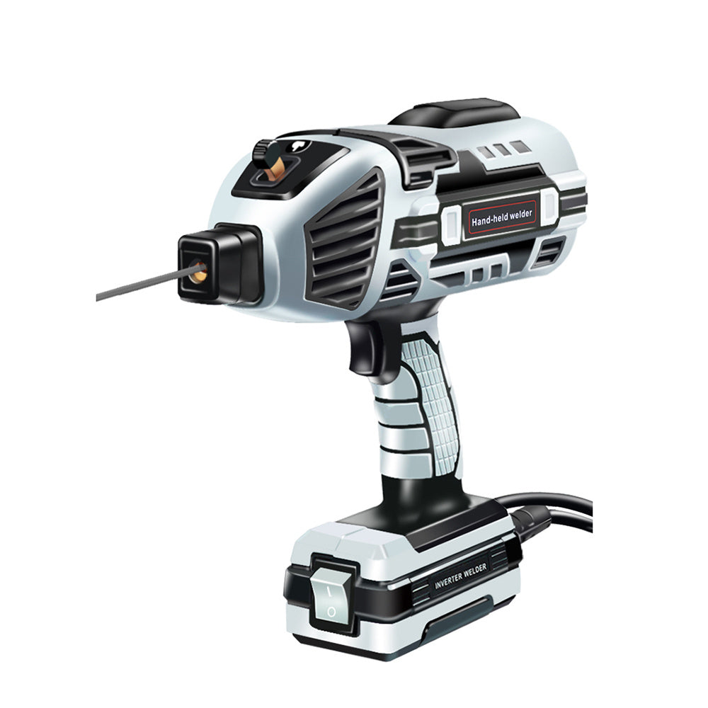 4600W High-Efficiency Semi-Automatic Welding Machine - 110V Handheld Arc Welder, with Digital Intelligent Current Thrust, Fits 2.5mm Electrodes, Portable Welder for Professional Use