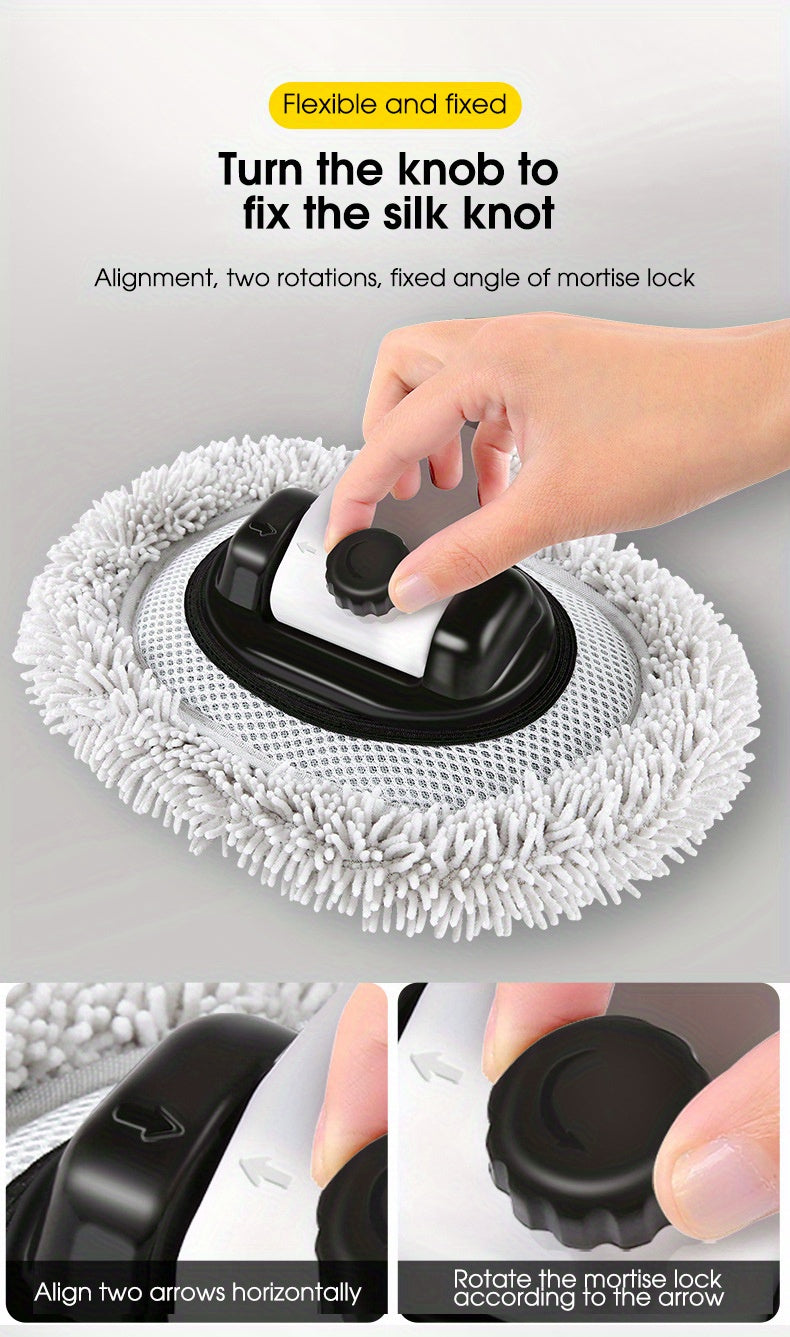 Car Scrub Mop Car Wash Special Car Scrub Brush Car Cleaning Tool Chenille Soft Car Wash Brush Car Maintenance Cleaning Tool Car Accessories