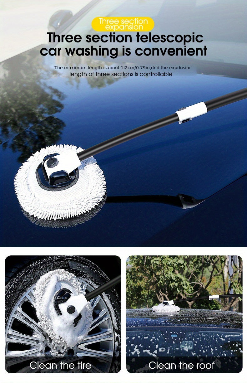 Car Scrub Mop Car Wash Special Car Scrub Brush Car Cleaning Tool Chenille Soft Car Wash Brush Car Maintenance Cleaning Tool Car Accessories