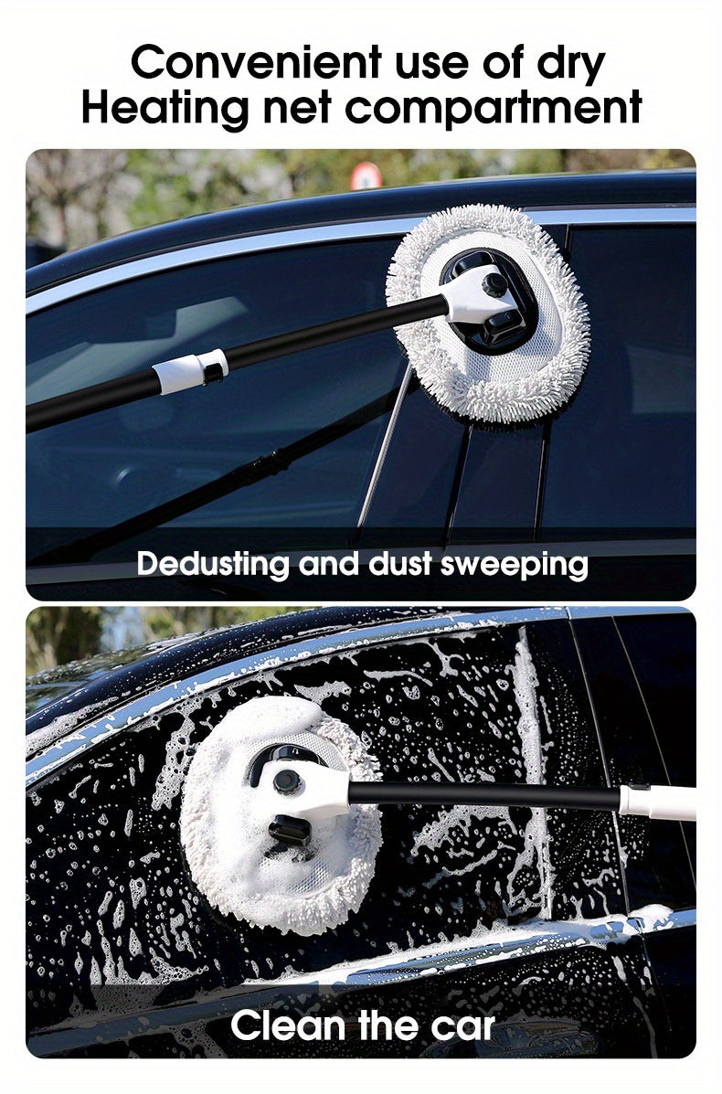 Car Scrub Mop Car Wash Special Car Scrub Brush Car Cleaning Tool Chenille Soft Car Wash Brush Car Maintenance Cleaning Tool Car Accessories