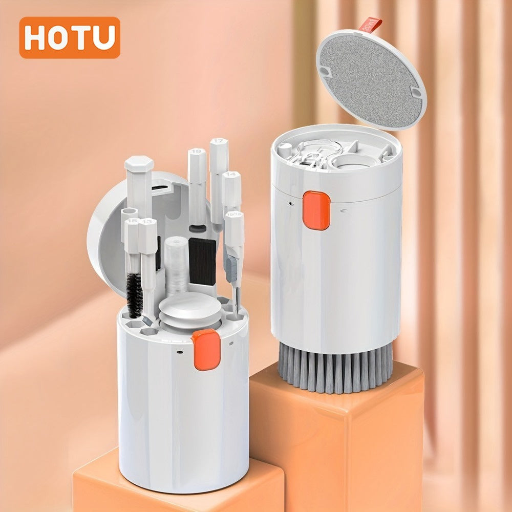 HOTU 20-in-1 Electronics Cleaning Kit - Multi-Function Brush Set for Cameras, Smartphones, Laptops, Tablets & Earbuds