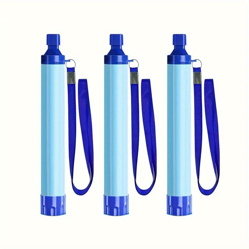 Outdoor Water Filter Personal Water Filtration Straw Emergency Survival Gear Water Purifier For Camping Hiking Climbing Backpacking
