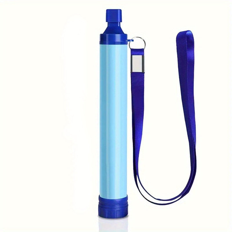 Outdoor Water Filter Personal Water Filtration Straw Emergency Survival Gear Water Purifier For Camping Hiking Climbing Backpacking