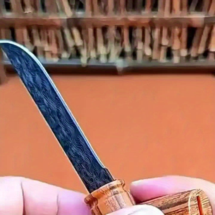 Portable Mini Pocket Knife for Men And Women, Stainless Steel Fruit Knife, Barbecue Knife, Perfect for Camping, Backpacking and Outdoor Adventures - Durable High-Hardness Blade, Easy To Carry and Use