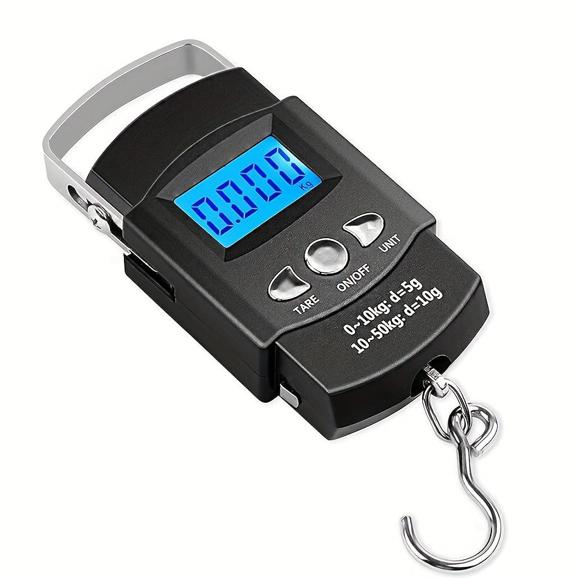 Electronic Portable Hand Scale, Mini Luggage Scale With Ruler, Fishing Bag Scale