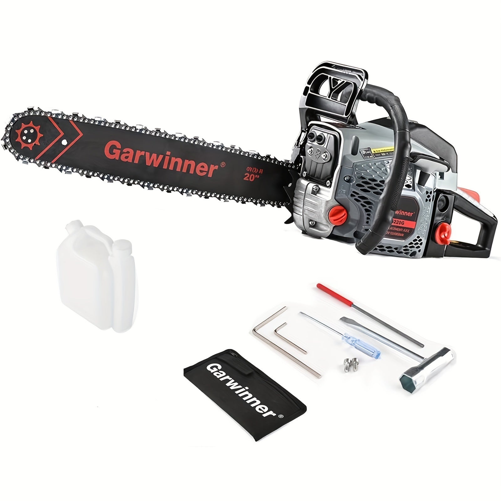 Gas Chainsaw 20 Inch 62CC 2-Stroke Cordless Chainsaw For Farm/Garden/Ranch/Wood