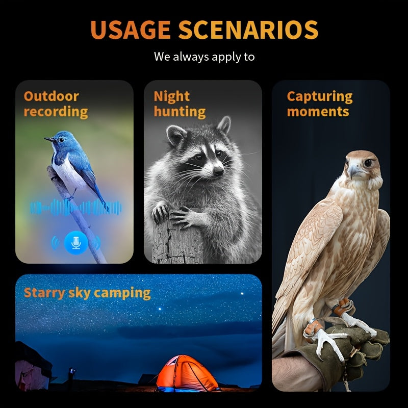 NovaLens 1080P Night Vision Binoculars Goggles HD 10X Zoom, Day/Night Use 800m Range, Photo/Video Recording for Hunting/Fishing/Camping with 2.4" Screen -Outdoor Survival Gear, Perfect Gift for Men Ideal for Wildlife Observat