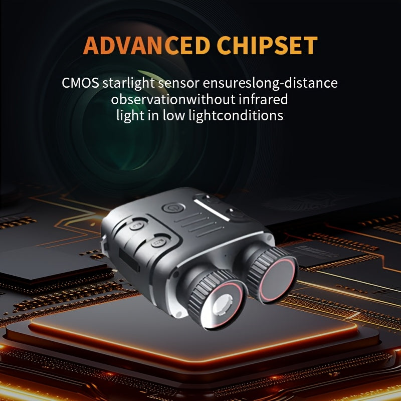 NovaLens 1080P Night Vision Binoculars Goggles HD 10X Zoom, Day/Night Use 800m Range, Photo/Video Recording for Hunting/Fishing/Camping with 2.4" Screen -Outdoor Survival Gear, Perfect Gift for Men Ideal for Wildlife Observat