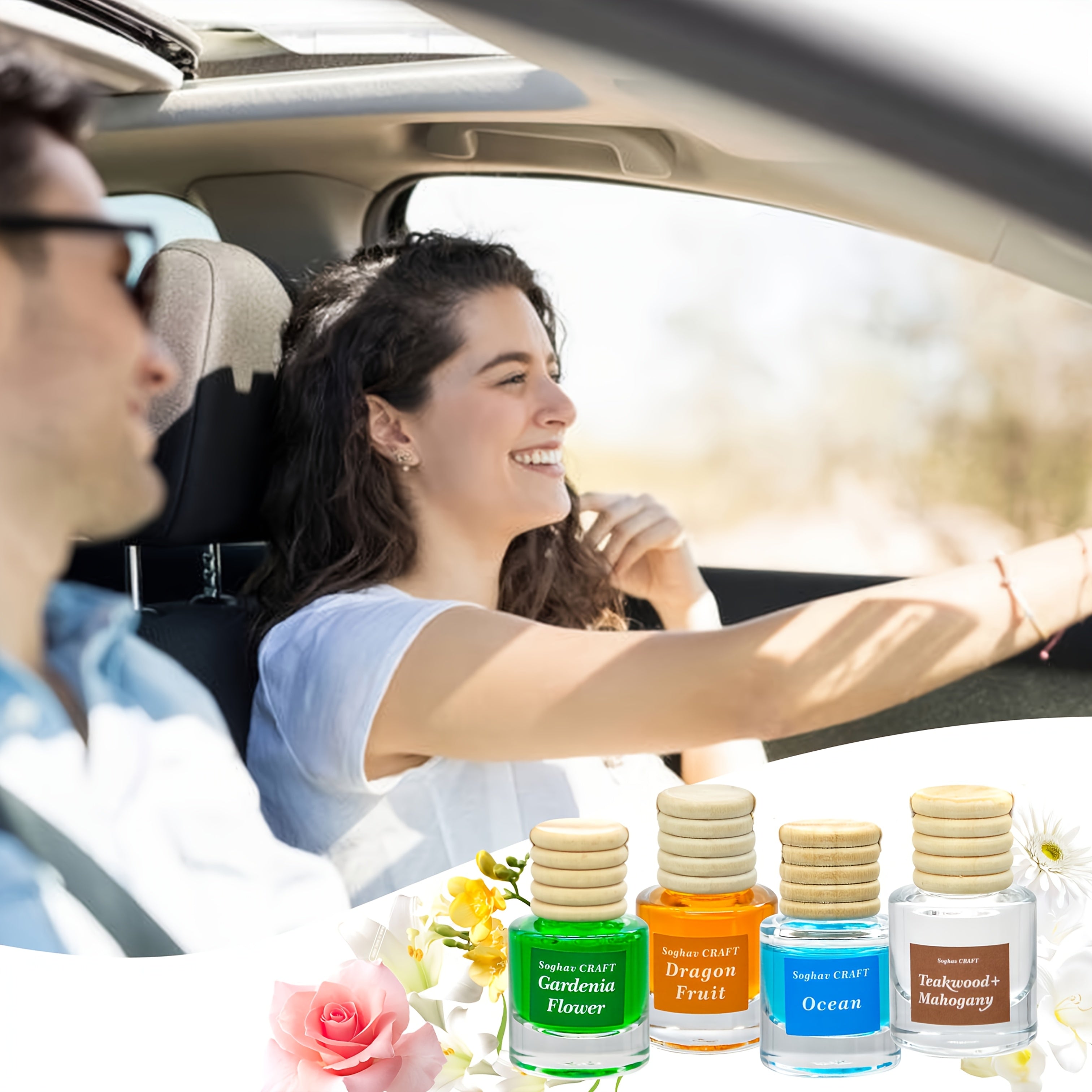 36pcs Car Air Freshener, Car Accessories for Women, Long-Lasting Teakwood Scent Diffuser, Car Fragrance, Vehicle Freshener, Car Scent Diffuser, Aromatic Car Decor, Decorative Car Accessory, Highquality Diffuser, Longlasting S