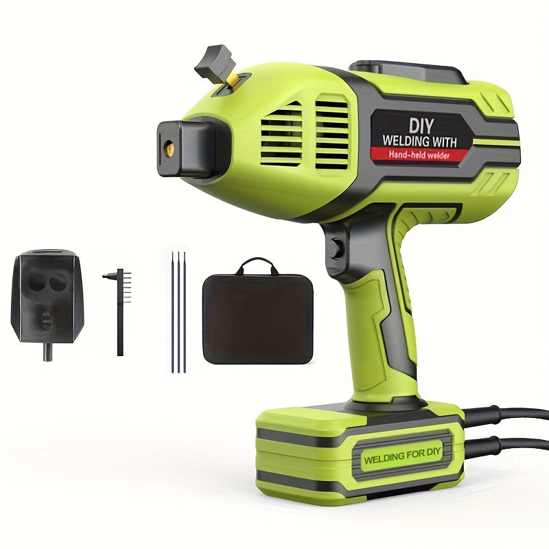 [Portable ARC Welder Gun] 110V Portable ARC Welder Gun - Handheld Welding Machine, IGBT Inverter for 3/32"-1/8" Wire Rod - Electric Welder Machine Kit