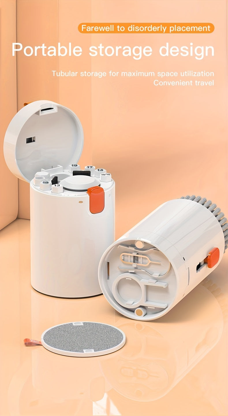 HOTU 20-in-1 Electronics Cleaning Kit - Multi-Function Brush Set for Cameras, Smartphones, Laptops, Tablets & Earbuds