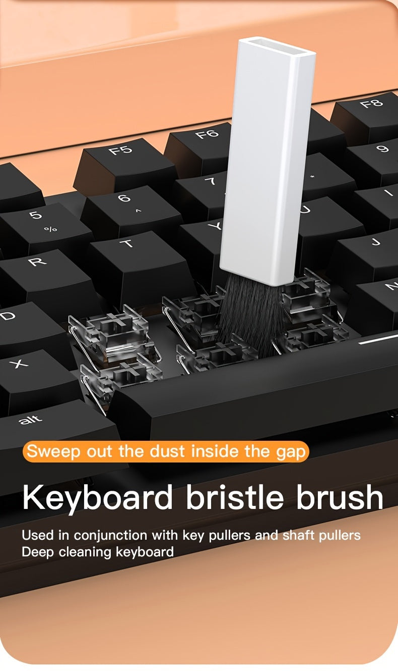 HOTU 20-in-1 Electronics Cleaning Kit - Multi-Function Brush Set for Cameras, Smartphones, Laptops, Tablets & Earbuds