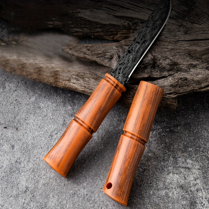 Portable Mini Pocket Knife for Men And Women, Stainless Steel Fruit Knife, Barbecue Knife, Perfect for Camping, Backpacking and Outdoor Adventures - Durable High-Hardness Blade, Easy To Carry and Use