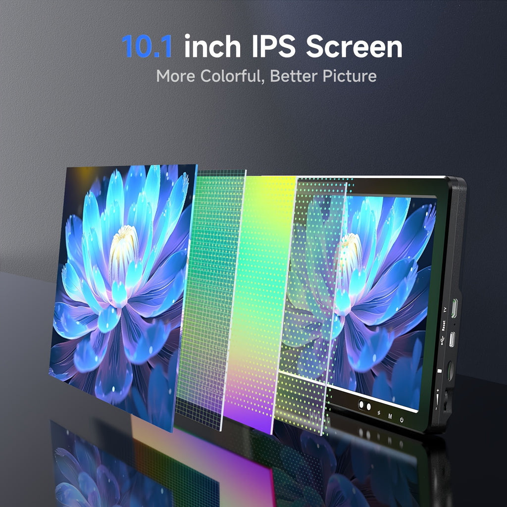 10.1'' Digital Microscope, 2000X Coin Microscope With IPS Screen, 20MP Soldering Microscope For Electronics With 10.4'' Longer Stand, PC View