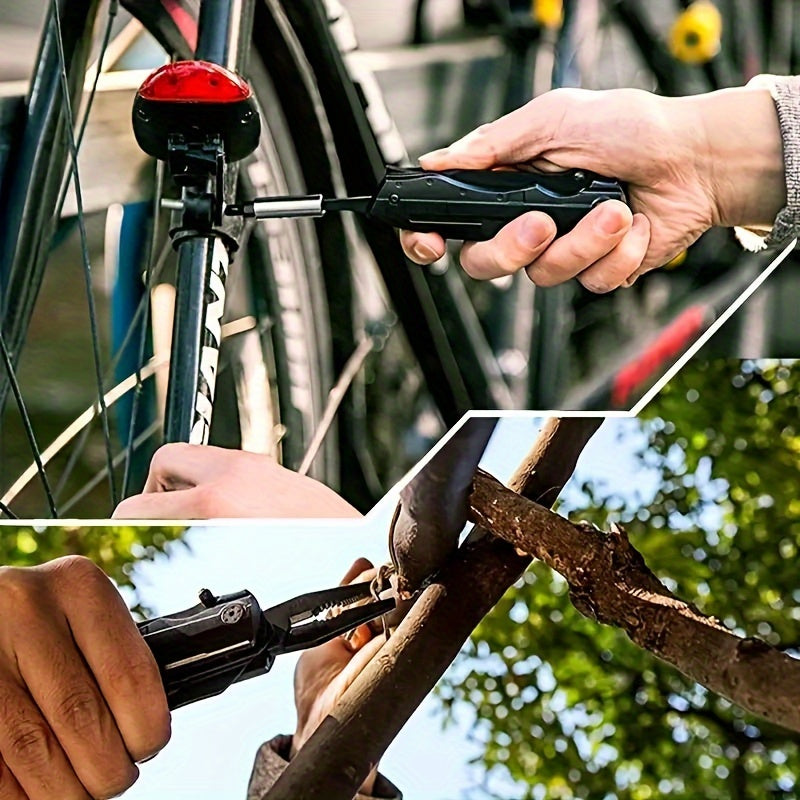 Multi-tool Pocket Knife 16 In 1 With Saw Blade, Blade, Pliers, Screwdriver, Bottle Opener, Folding Knife, Camping, Outdoor Survival Knife, Emergency Use, The Perfect Gift For Men And Dads