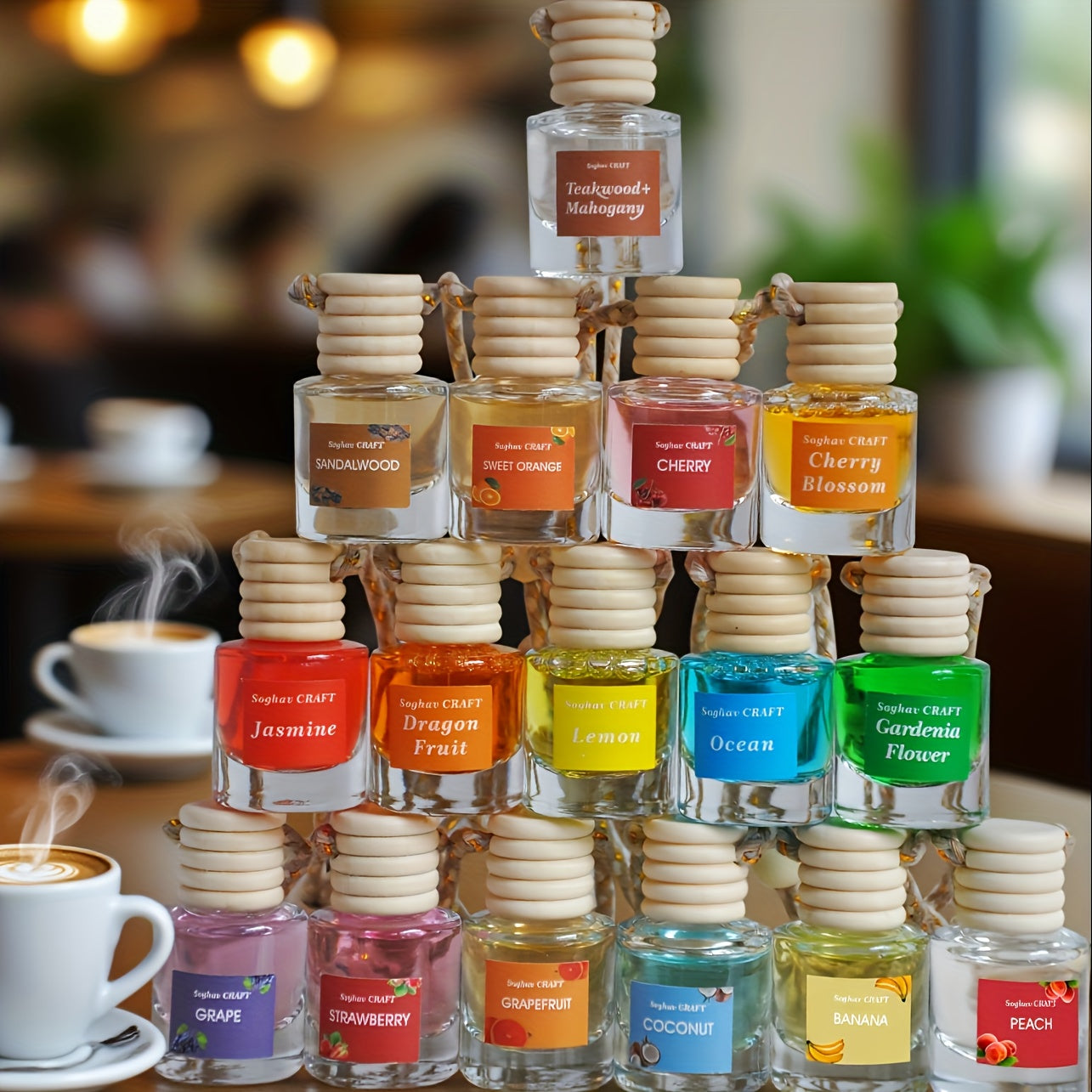 36pcs Car Air Freshener, Car Accessories for Women, Long-Lasting Teakwood Scent Diffuser, Car Fragrance, Vehicle Freshener, Car Scent Diffuser, Aromatic Car Decor, Decorative Car Accessory, Highquality Diffuser, Longlasting S