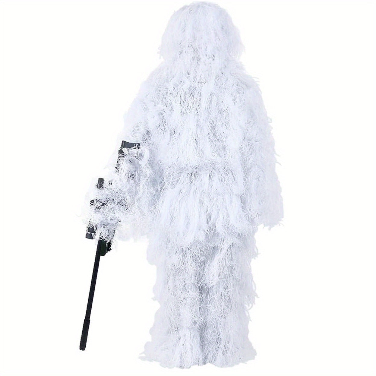 Men's Dry Grass Ghillie Suit, Winter Camo Hunting Suit, Airsoft Gillie Suit Hooded Camouflage Hunting Gear