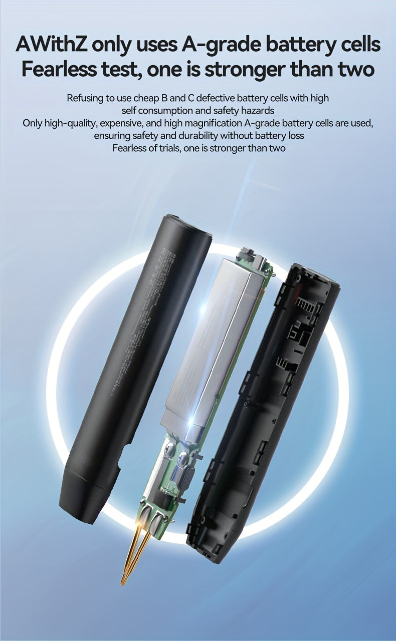 Portable Handheld Spot Welder Kit with 18650 Lithium Battery - USB Rechargeable, Ideal for Nickel Sheets & DIY Projects