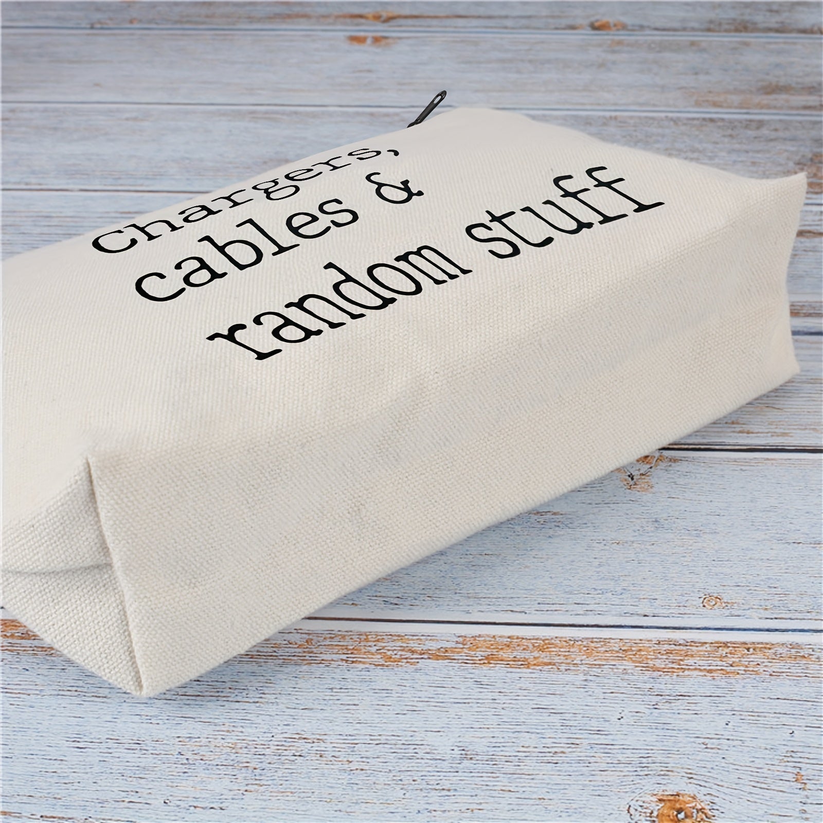 Polyester Cable Organizer Bag for Chargers, Cables, and Random Accessories – Portable Storage Pouch for Electronics Essentials, Ideal for Travel and Gift Giving