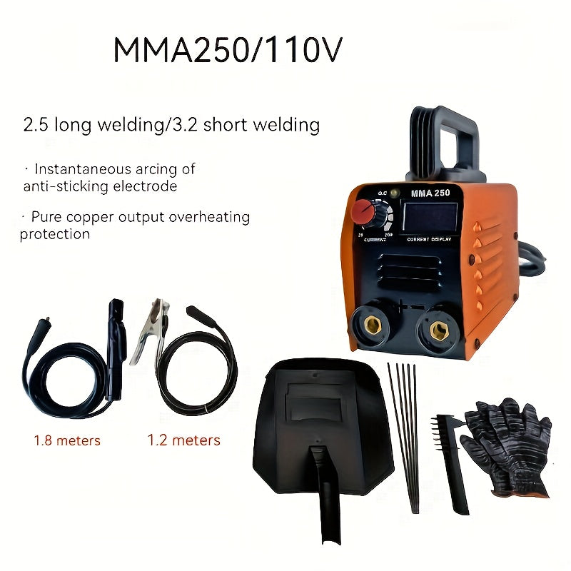 110V Portable Electric Spot Welding Machine - Efficient Semi-Automatic Inverter Welder with Lightweight Design, Easy Operation, and American Standard Household Safety - Ideal for Beginners and DIY Enthusiasts