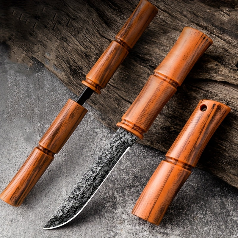 Portable Mini Pocket Knife for Men And Women, Stainless Steel Fruit Knife, Barbecue Knife, Perfect for Camping, Backpacking and Outdoor Adventures - Durable High-Hardness Blade, Easy To Carry and Use