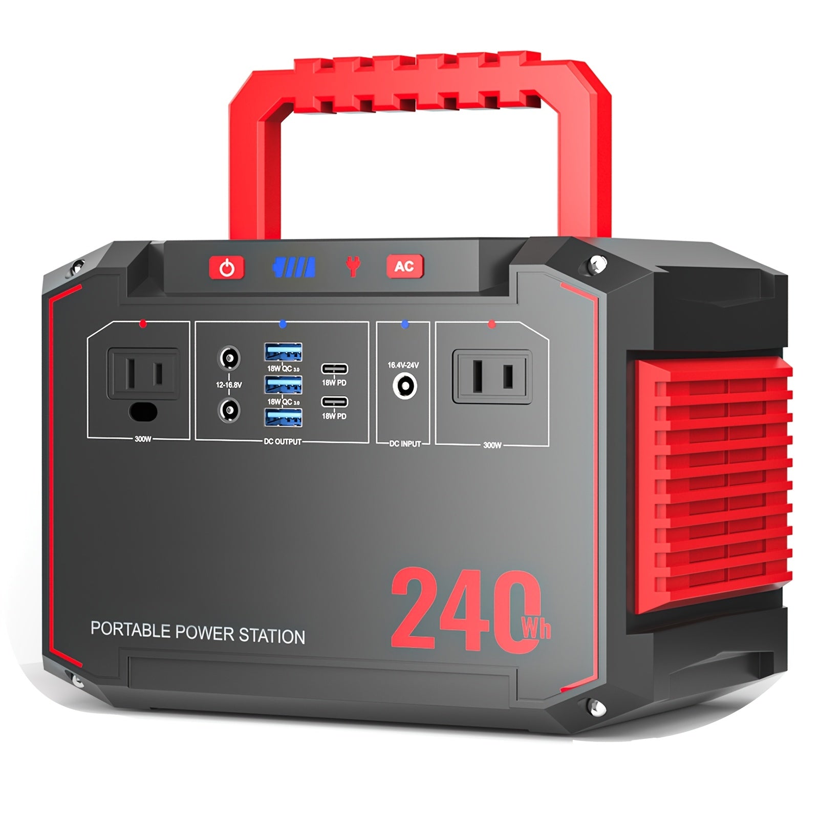 350W/150W Peak Solar Generator Portable Power Station with 40W/30W/21W Solar Panels Included, 240Wh/111Wh/88.8Wh Solar Power Bank AC DC USB Ports for Camping Tents, Emergency Outdoor Home Use, CPAP, Fans, Laptops, Emergency,