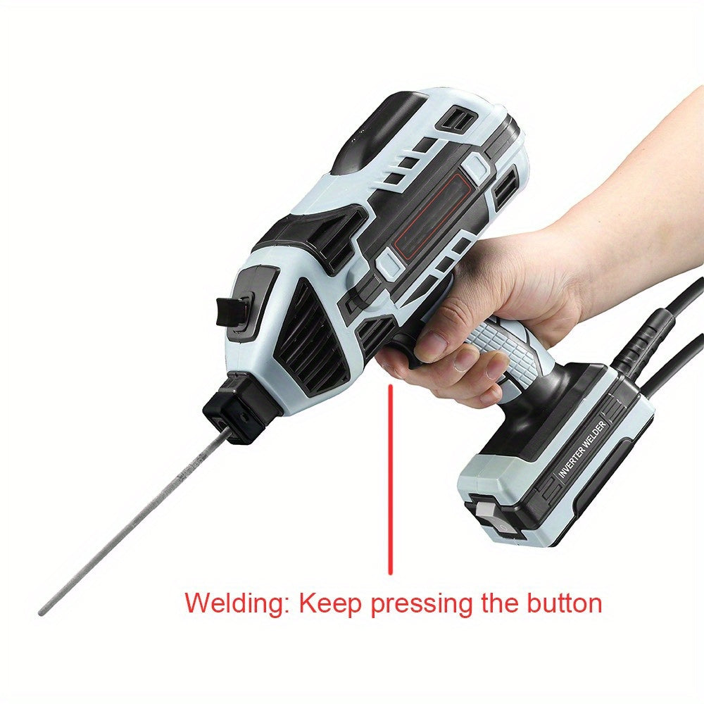 4600W High-Efficiency Semi-Automatic Welding Machine - 110V Handheld Arc Welder, with Digital Intelligent Current Thrust, Fits 2.5mm Electrodes, Portable Welder for Professional Use