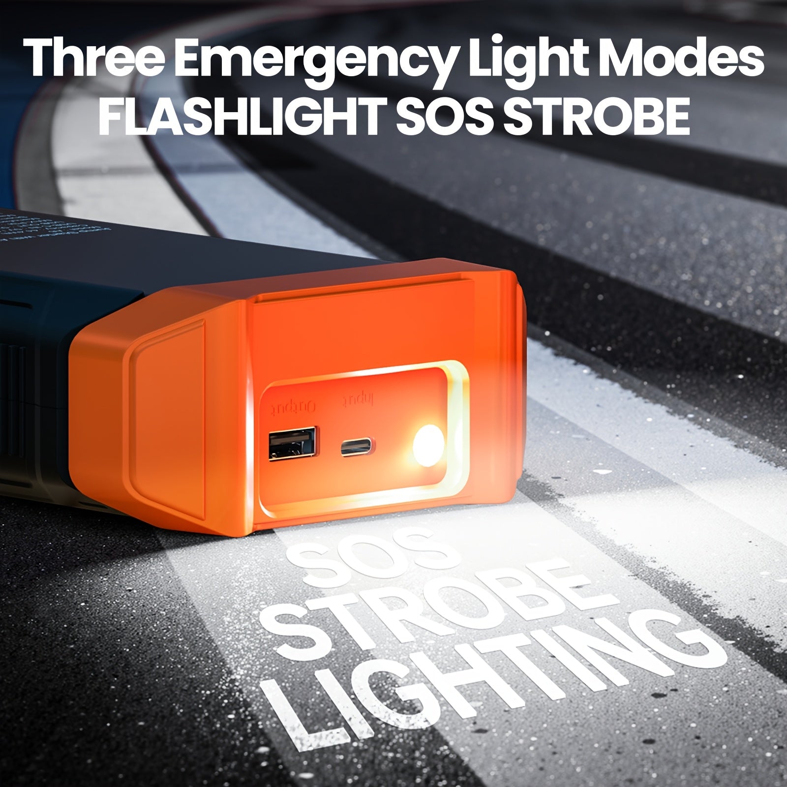 HPBS 5000A Portable Car Jump Starter with Air Compressor- 12V Battery Booster with 150 PSI Tire Inflator Air Pump for 12V Vehicles(Up to 2.11gal Gas And 1.72gal Diesel Engines), Car Jump Box with LED Light, Fast Charging USB