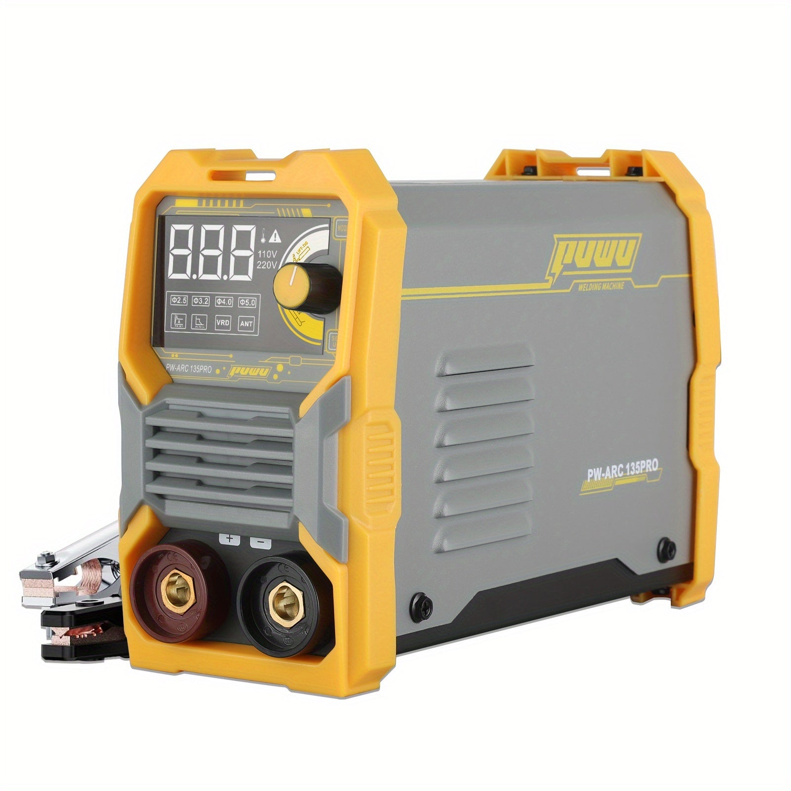 135A 110V Stick/Lift TIG 2-in-1 Welder Dc Inverter Welder With LCD Digital, Thermal Protection, Electrodes, Hot Start Portable MMA Arc/Lift TIG Welder