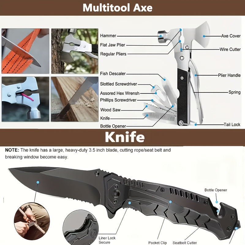 20pcs Insulation Blankets, 158pcs Of Professional Survival Equipment, Used For Emergency Situations, Hiking, Outdoor Activities, And Disaster Preparedness Survival Equipment, Life-saving Kits, And First Aid Kits