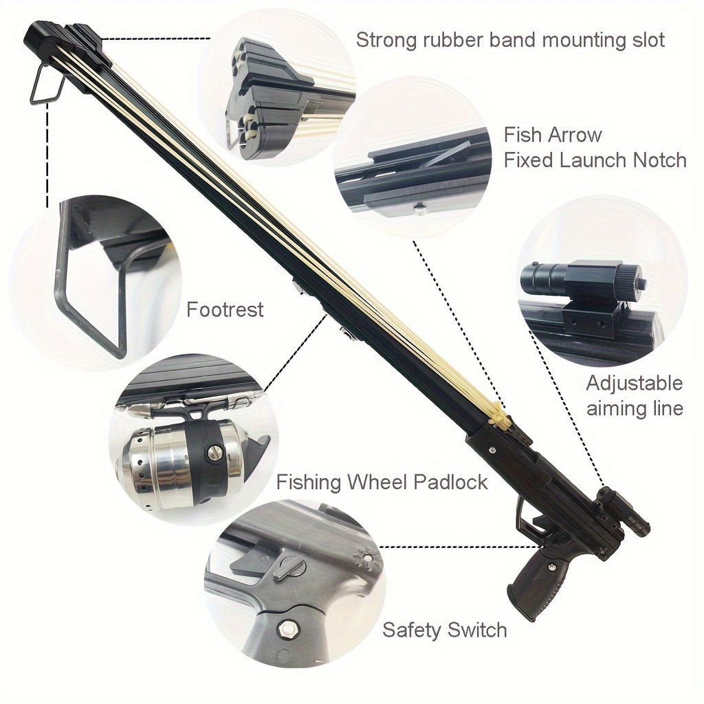 Automatic Fish Shooting Slingshot - Heavy Duty Fish Arrow Catapult - Outdoor Fishing Accessories - Powerful And Accurate Hunting Gear - For Fishing Enthusiasts - Perfect Gift for Outdoor Adventurers