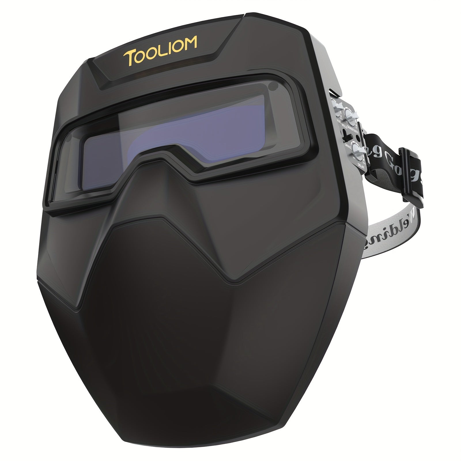 TOOLIOM Welding Goggles Auto Darkening, True Color & Detachable Eye Protection Safety Goggles Face Shield Helmet Welding Glasses Welder Mask For Grinding Plasma Cutting TIG MIG ARC