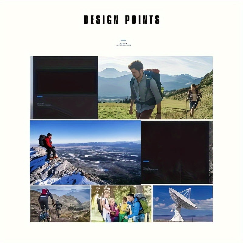 1pc Outdoor Survival Compass - Multifunctional Waterproof Portable Compass For Hiking, Camping, Travel - For Adventurers & Outdoor Enthusiasts - Perfect Gift for Explorers & Hikers