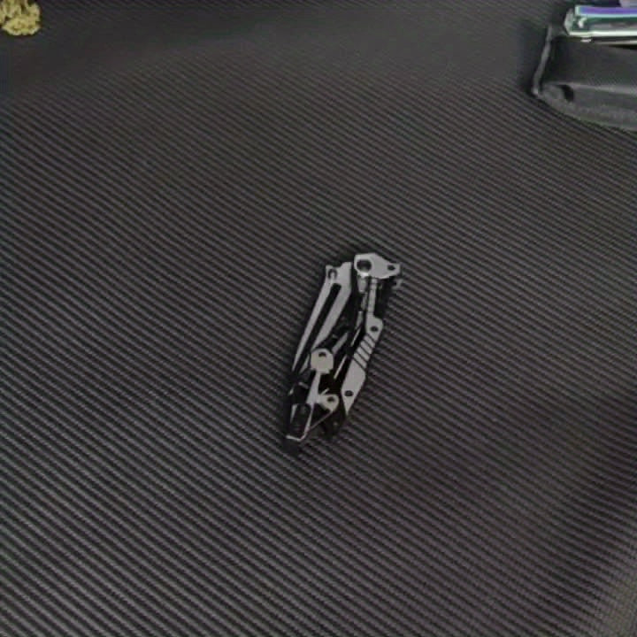 8.3 Inch Mechanical Style Folding Knife Cool Pocket Knife With Clip - Kinematic Pivot Action Tactical EDC Folding Knives For Outdoor Survival, Camping, Hiking, Hunting, Gifts For Men