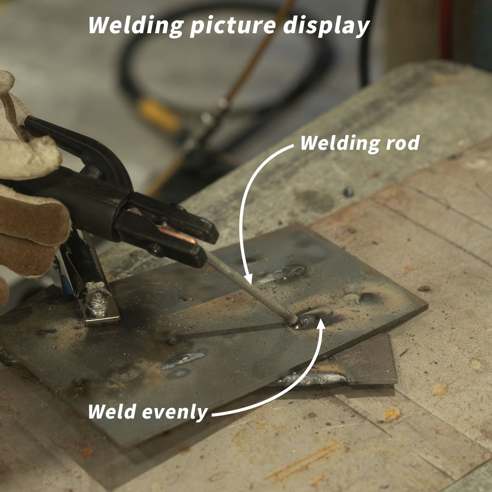 135A 110V Stick/Lift TIG 2-in-1 Welder Dc Inverter Welder With LCD Digital, Thermal Protection, Electrodes, Hot Start Portable MMA Arc/Lift TIG Welder