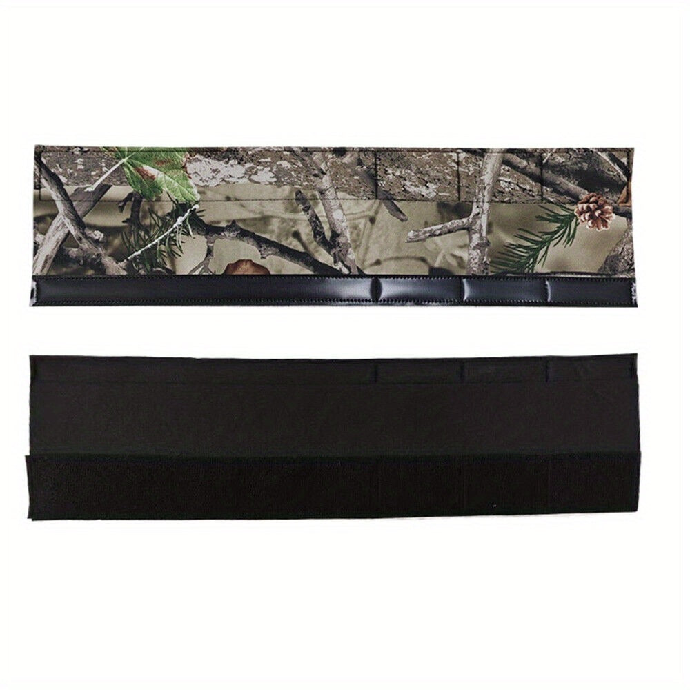 4pcs Camouflage Rubber Tree Stand Rail Pads, Durable & Easy to Install, for Deer Hunting Treestands, Ladder & Climbing Tripod Stands, Outdoor Hunting Gear | Blendable Environment | Cushioned Rail Pads, Bows for Deer Hunting