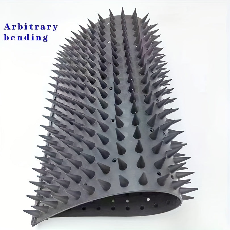 Durable Rubber Animal Grooming Brush - Multi-Species Scratch Itch Relief Tool for Cows, Horses, Sheep, Cats & Cattle - No Battery Needed Farm & Pet Use