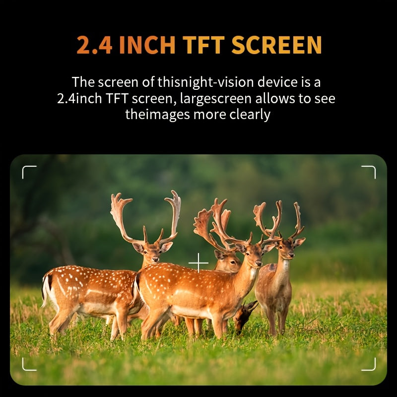 NovaLens 1080P Night Vision Binoculars Goggles HD 10X Zoom, Day/Night Use 800m Range, Photo/Video Recording for Hunting/Fishing/Camping with 2.4" Screen -Outdoor Survival Gear, Perfect Gift for Men Ideal for Wildlife Observat