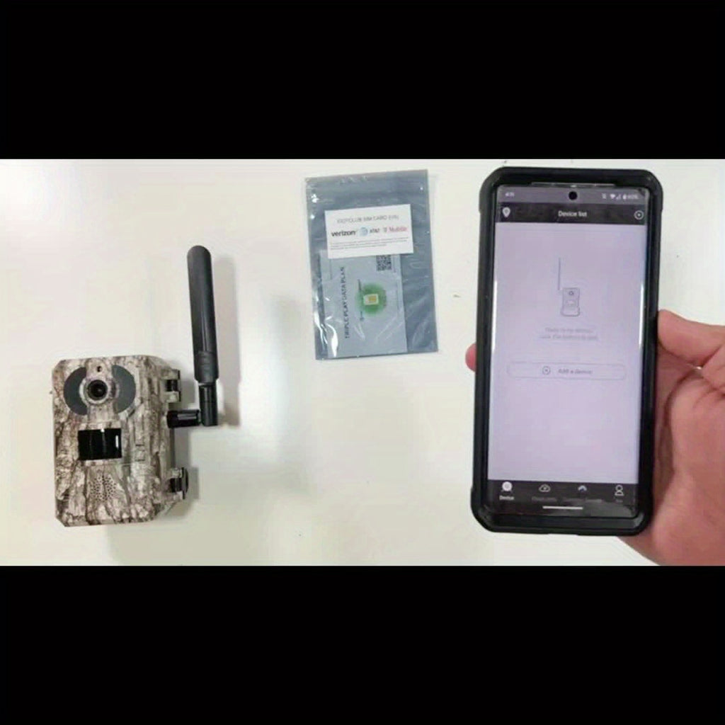 3pcs 4G LTE Cellular Trail Camera/2pcs 4G Camera/1pcs 4G Camera, With 2.7K Real-time View, Night Vision, Built-in SIM Card, Remote Phone Access, 0.2S Sports Activation, With Solar Panel, Suitable For Remote Areas Such As Moun