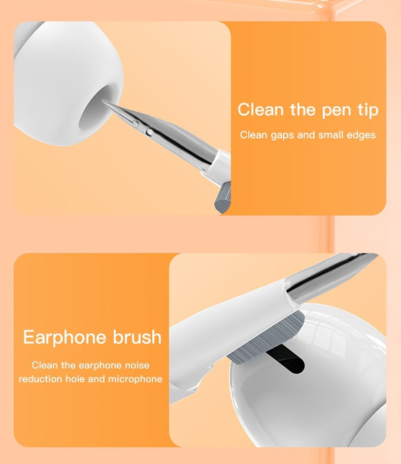HOTU 20-in-1 Electronics Cleaning Kit - Multi-Function Brush Set for Cameras, Smartphones, Laptops, Tablets & Earbuds
