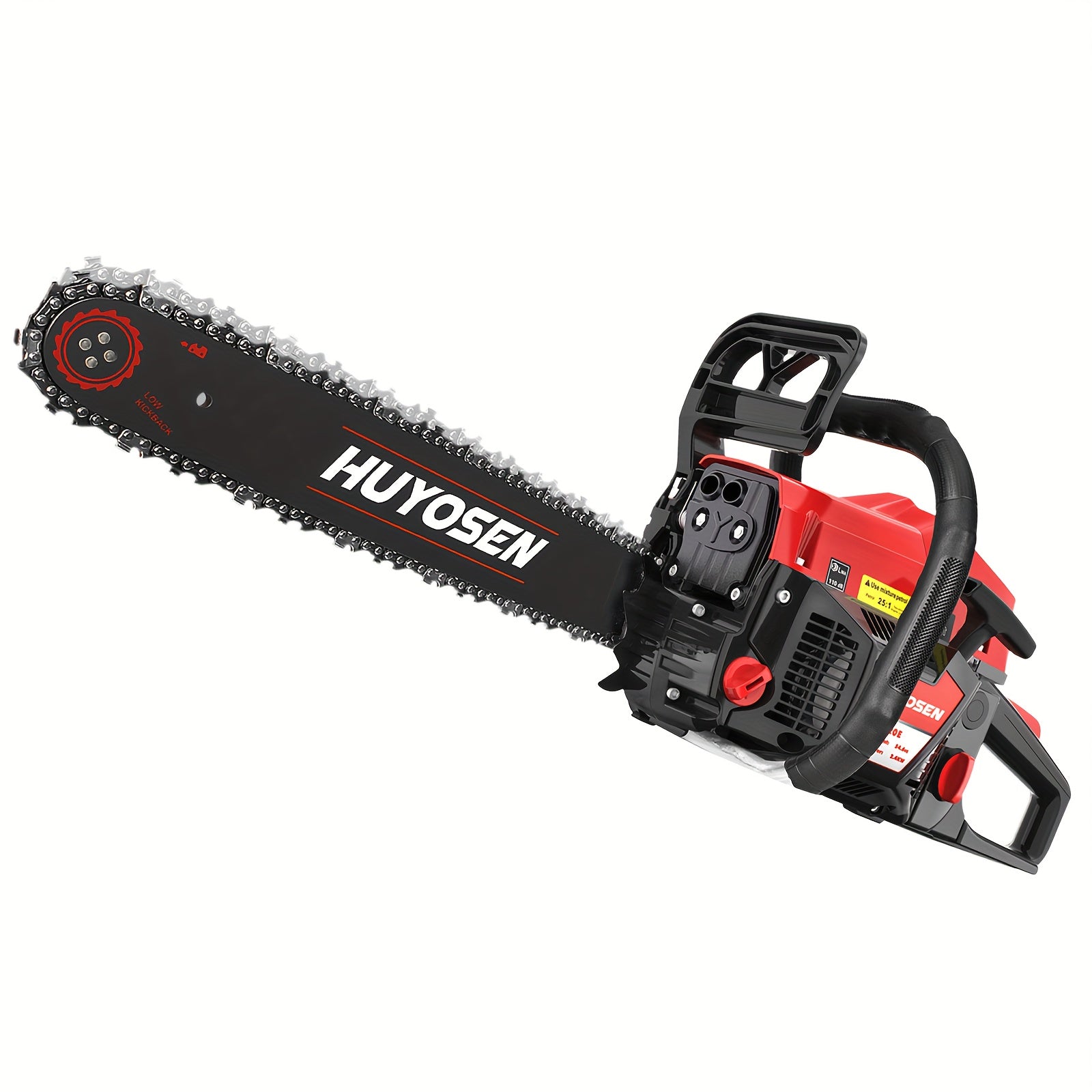 54.6cc 20-Inch Gasoline Chainsaw with 2-Stroke Engine, Automatic Lubrication & Ergonomic Handle - Heavy-Duty Metal Construction for Efficient Wood Cutting & Tree Trimming - Ideal for Outdoor Garden, Farm, Home Use - Perfect F