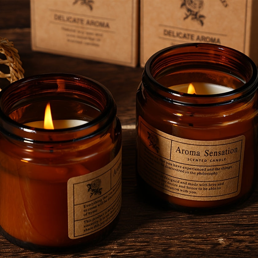 Aroma Therapy Gift Set - Adjustable Glass Candle Warmer Lamp with Himalayan Salt Lamp, Dimmable with Timer, Spice Scented Candle & Wax Melts, Home Decor, 110V-240V US Plug, 2 Bulbs Included, Christmas Present